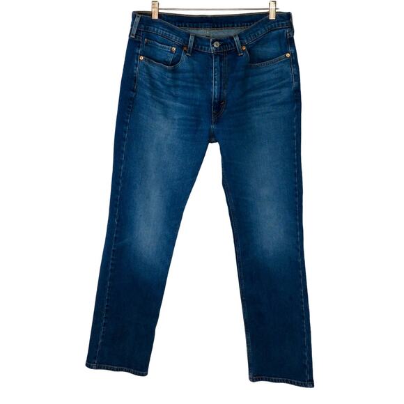 90s Vintage Levis 514 High Rise Straight Leg Jeans 36" - Picture 1 of 6